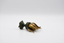 Load image into Gallery viewer, Lotus Blossom Flower Candle Holder - Black