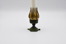 Load image into Gallery viewer, Lotus Blossom Flower Candle Holder - Black