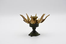 Load image into Gallery viewer, Lotus Blossom Flower Candle Holder - Black
