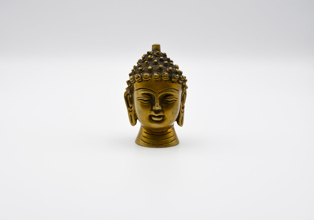 Brass Budha Head Idol